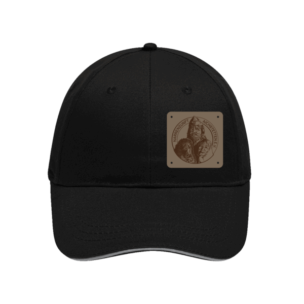 Basecap Lederpatch Unisex MB6212 "NZA" schwarz